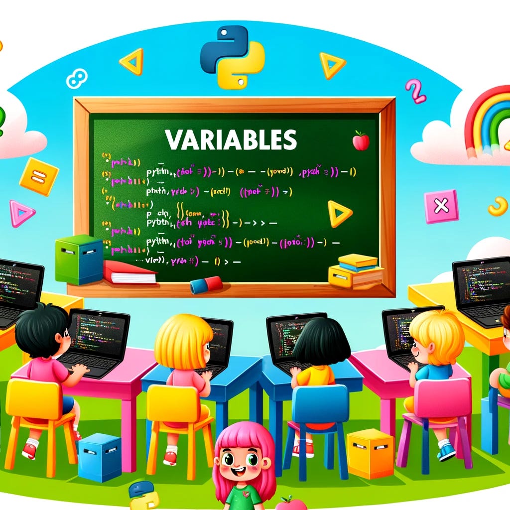 Python Coding for Kids: Variables | by Dagang Wei | Medium