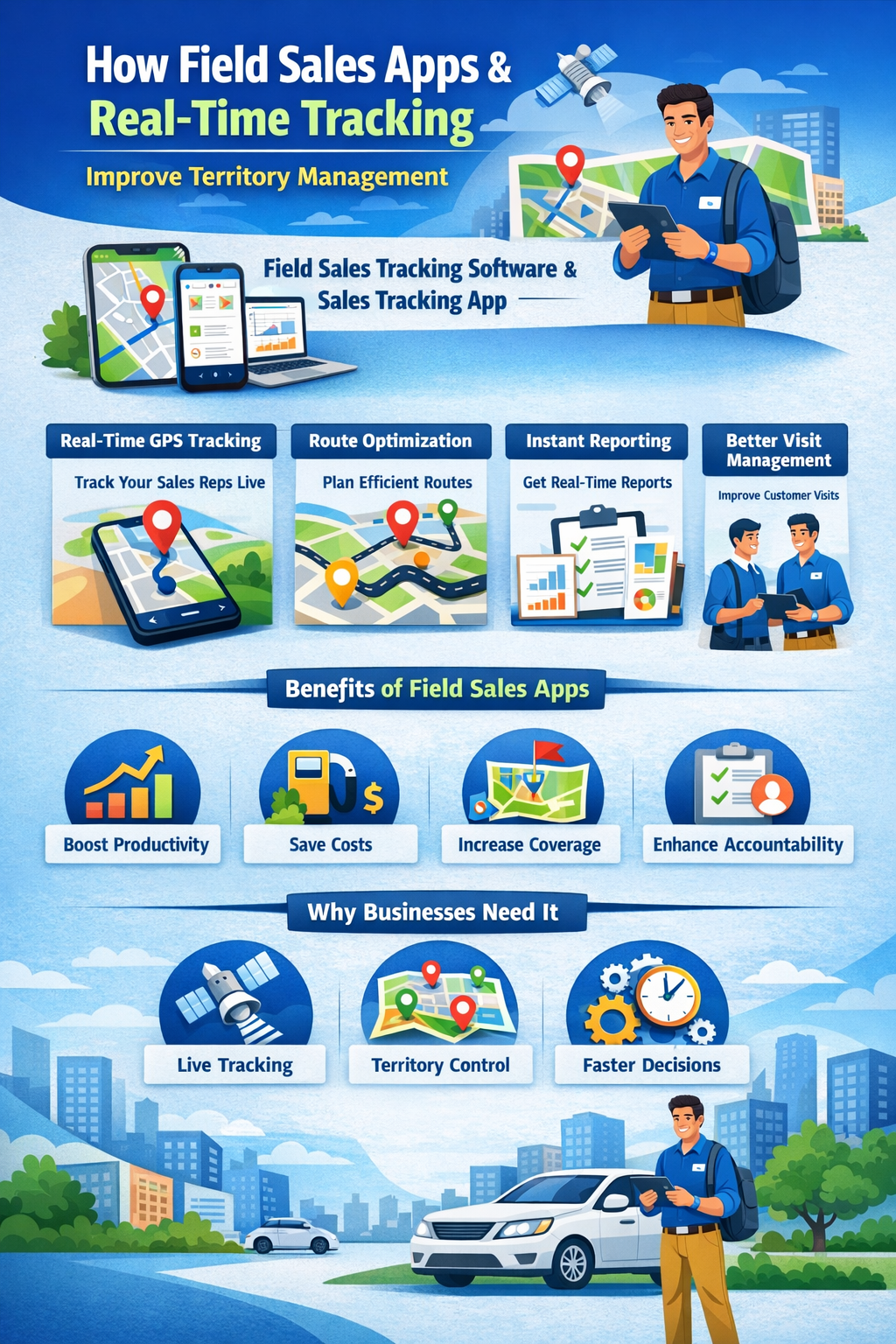 How Do Field Sales Apps & Real-Time Tracking for Better Territory Management?