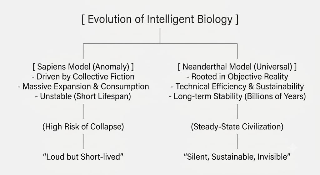 Comparative model of intelligence types