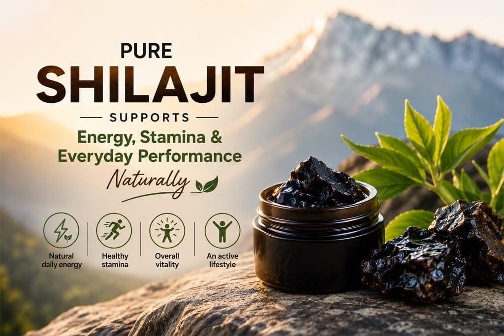 How Pure Shilajit Supports Energy, Stamina & Everyday Performance Naturally