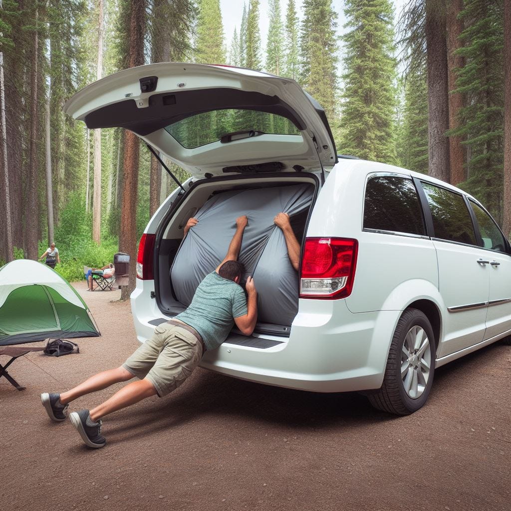 Camp In a Van — Why You Should Camp in a Van: The Benefits of Van Life, by  Minivan Campers - Bill VS