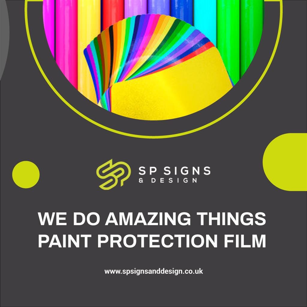 Car Paint Protection Film SP Signs And Design Medium