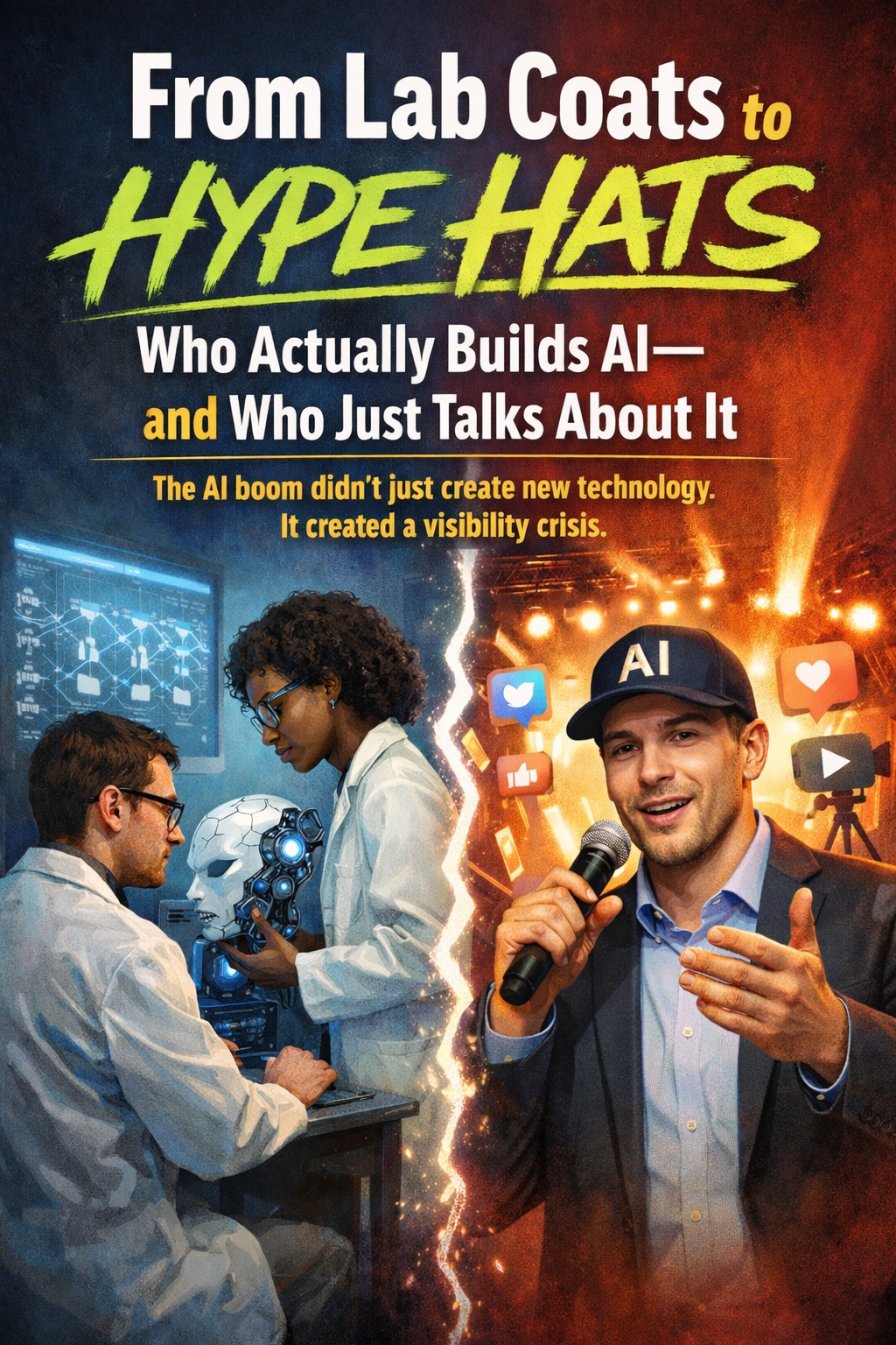From Lab Coats to Hype Hats. Who Actually Builds AI — and Who Just ...