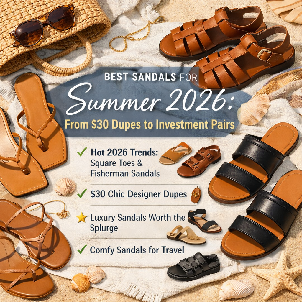 The Best Sandals for Summer 2026: From $30 Dupes to Investment Pairs
