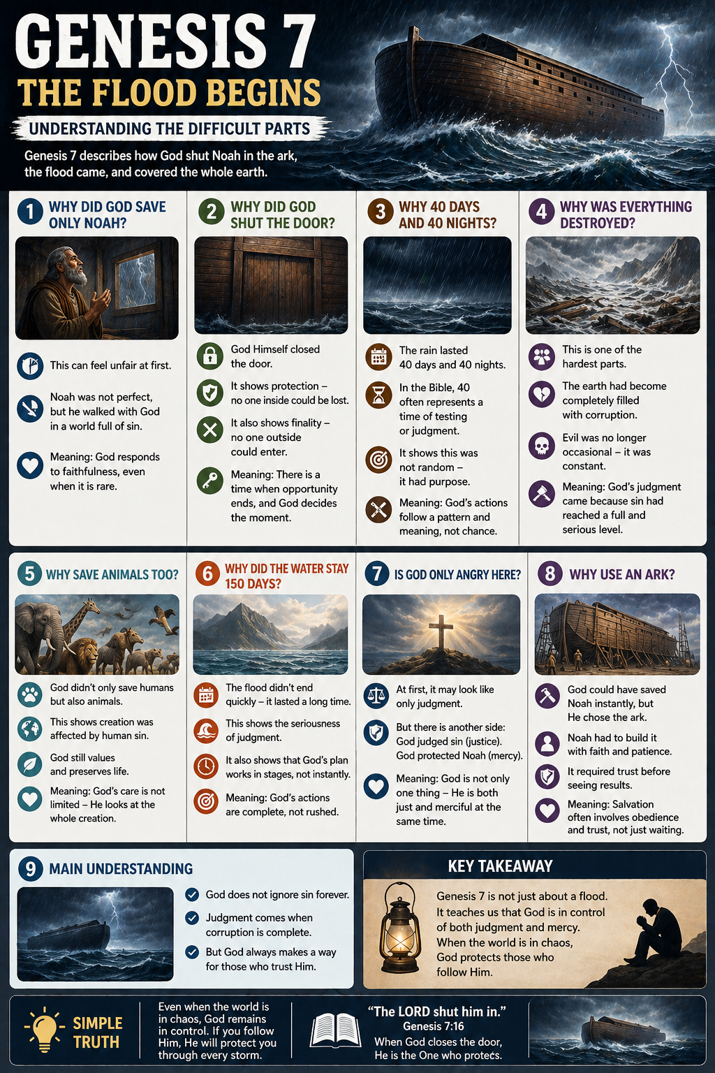 📖 Genesis 7 — Why Did God Save Only Noah?