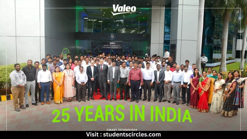 Valeo Associate Engineer Vacancy 2023 At Chennai by V G Selvam Medium