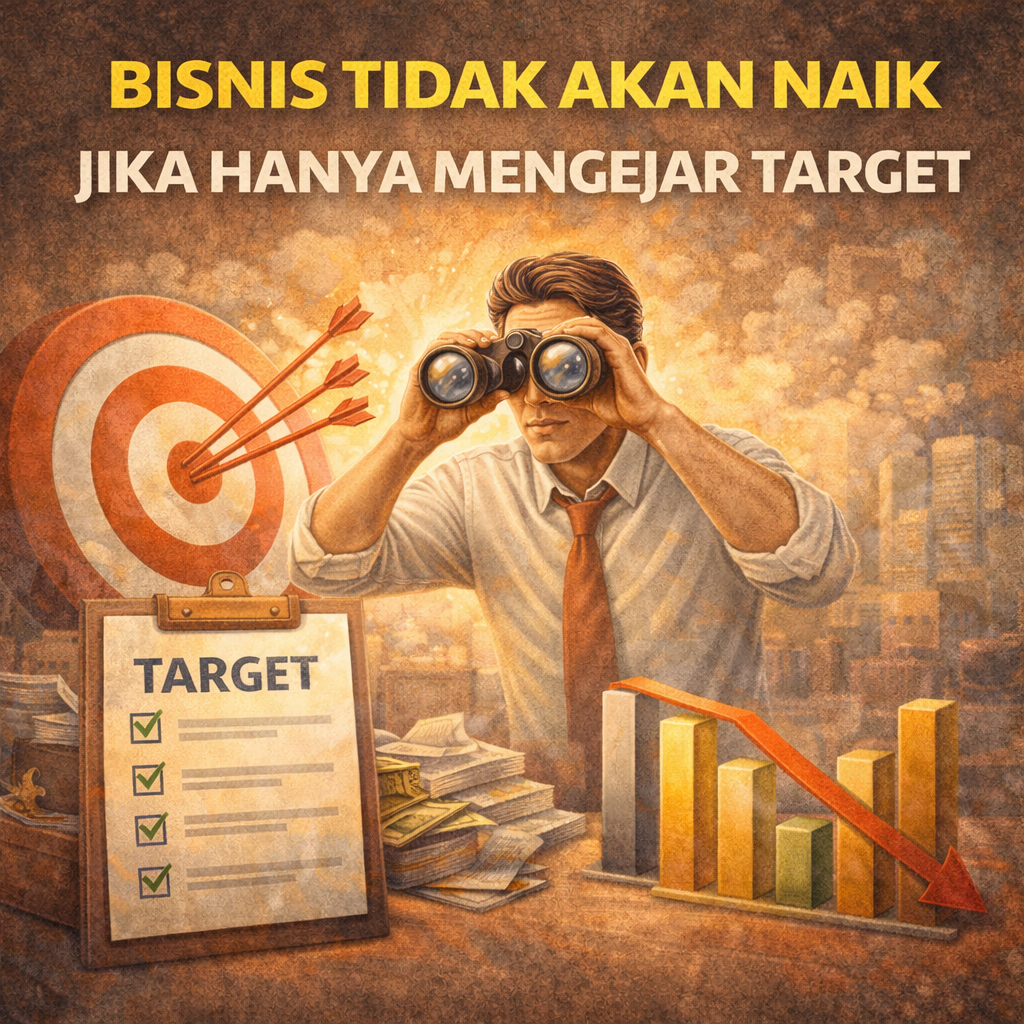 BISNIS TIDAK AKAN NAIK JIKA HANYA MENGEJAR TARGET
