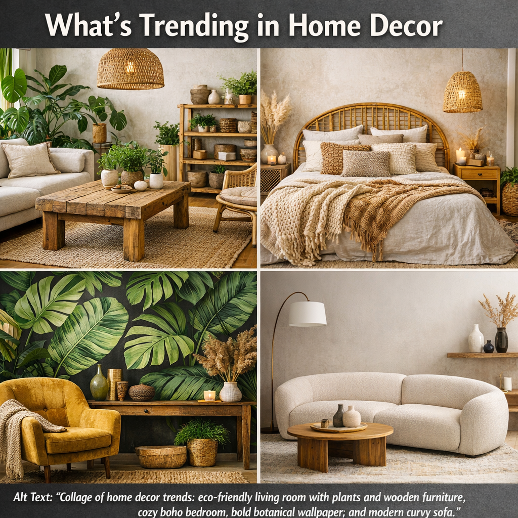 What Is Popular in Home Decor Right Now — Trends for 2026
