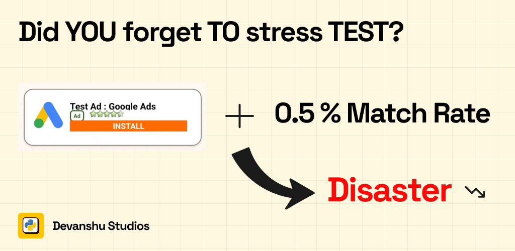 I Didn’t Stress Test My Native Ads. My App Paid the Price.
