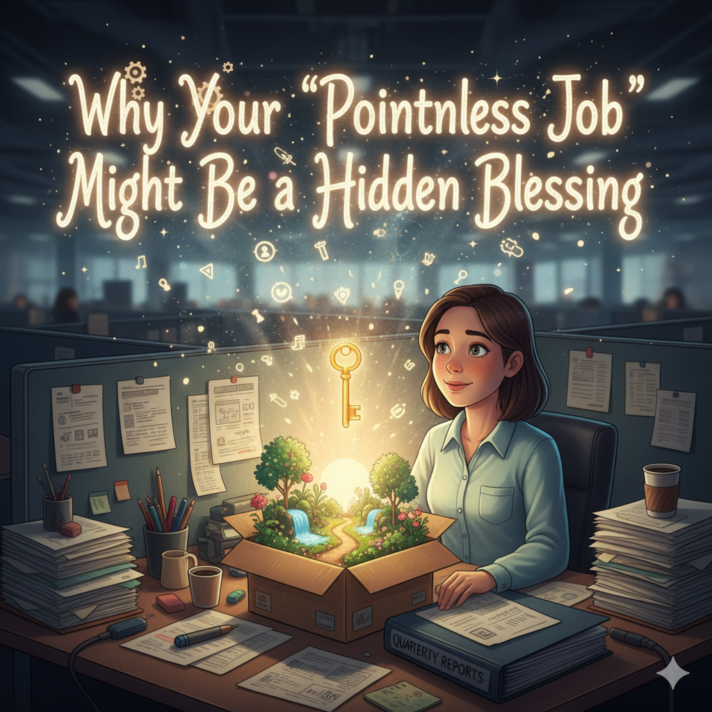Why Your “Pointless Job” Might Be a Hidden Blessing | by Meghakiran ...