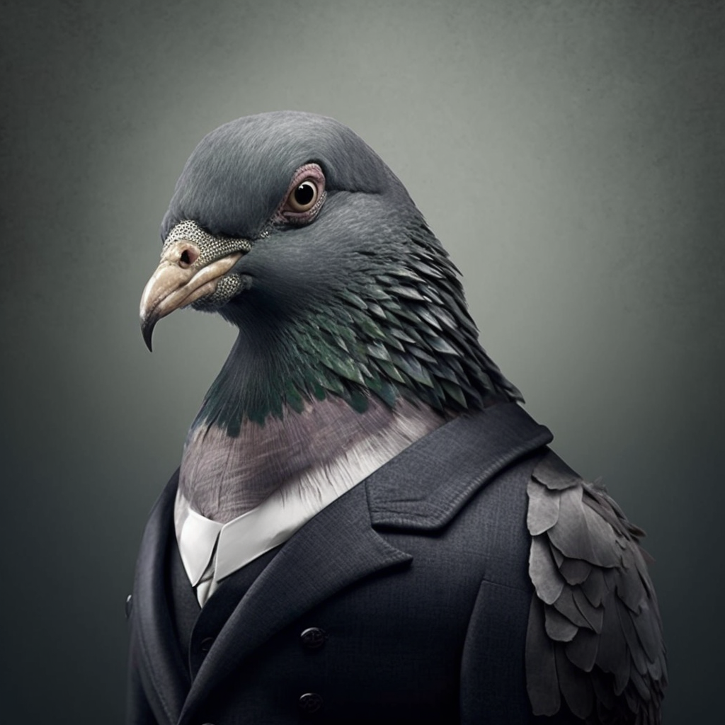 Pigeons in Black. Let’s take this from the top again. by Bradan