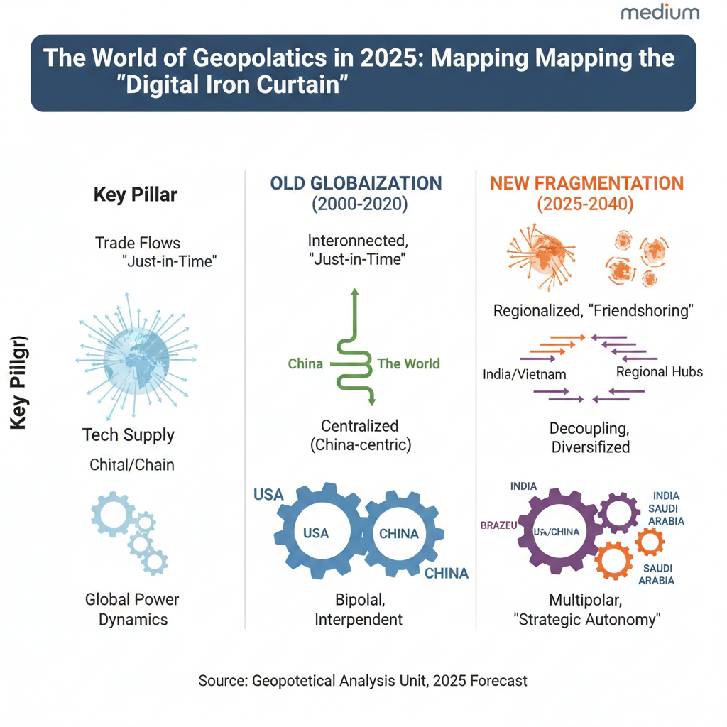 The World of Geopolitics in 2025: Mapping the “Digital Iron Curtain” | by  Priyangshutalukdar | Dec, 2025 | Medium