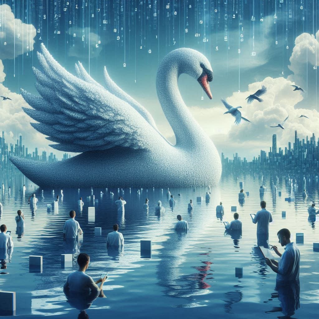 The Sacred Swan: A Timeless Symbol of Wisdom in an Age of Artificiality by Vishal H Golekar