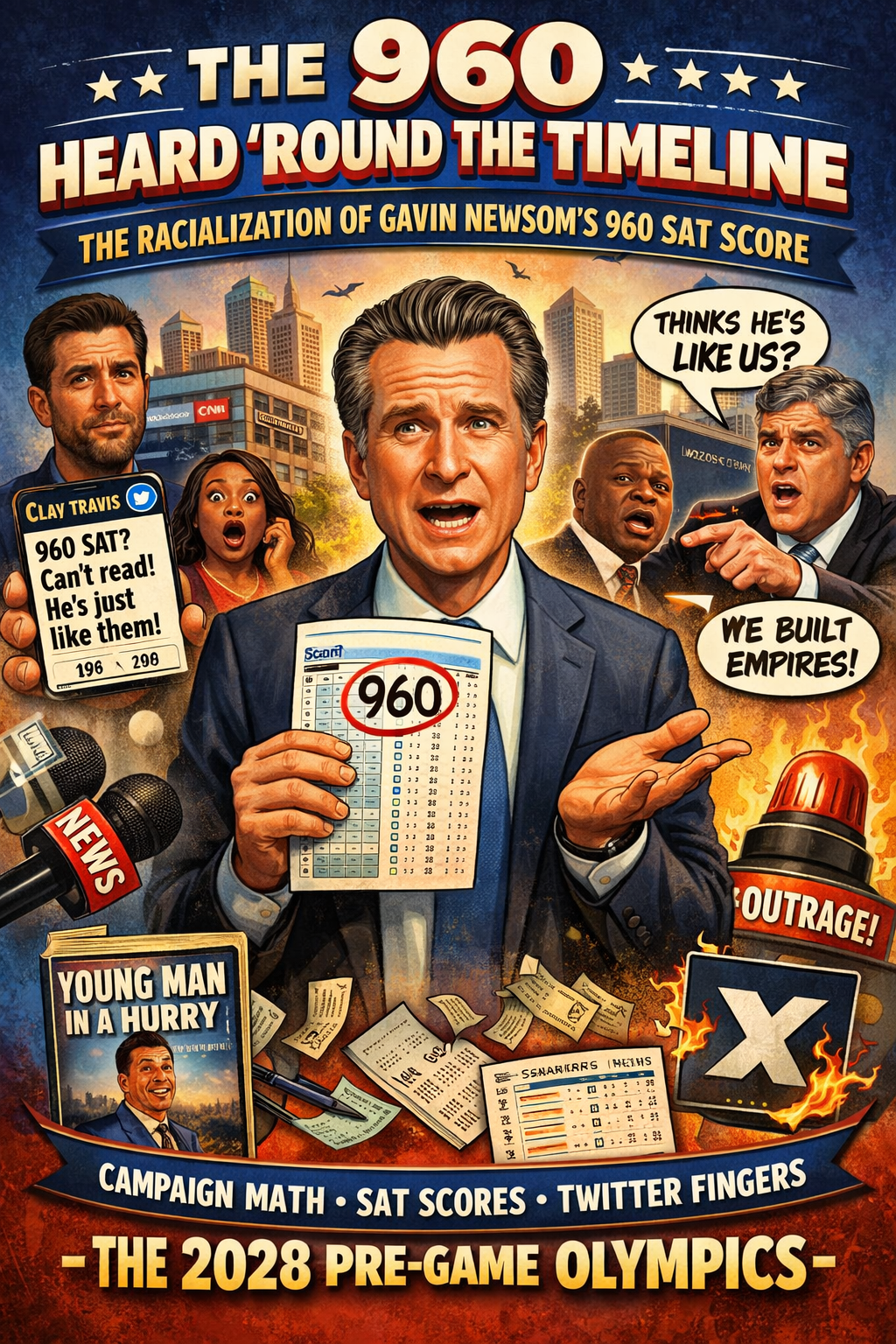The Racialization of California Governor Gavin Newsom’s 960 SAT Score