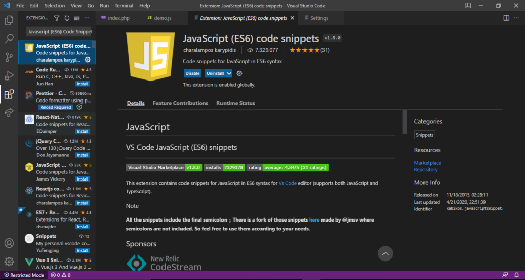 Visual Studio Code Extensions.. *Live Server | by Ananthakumar ...