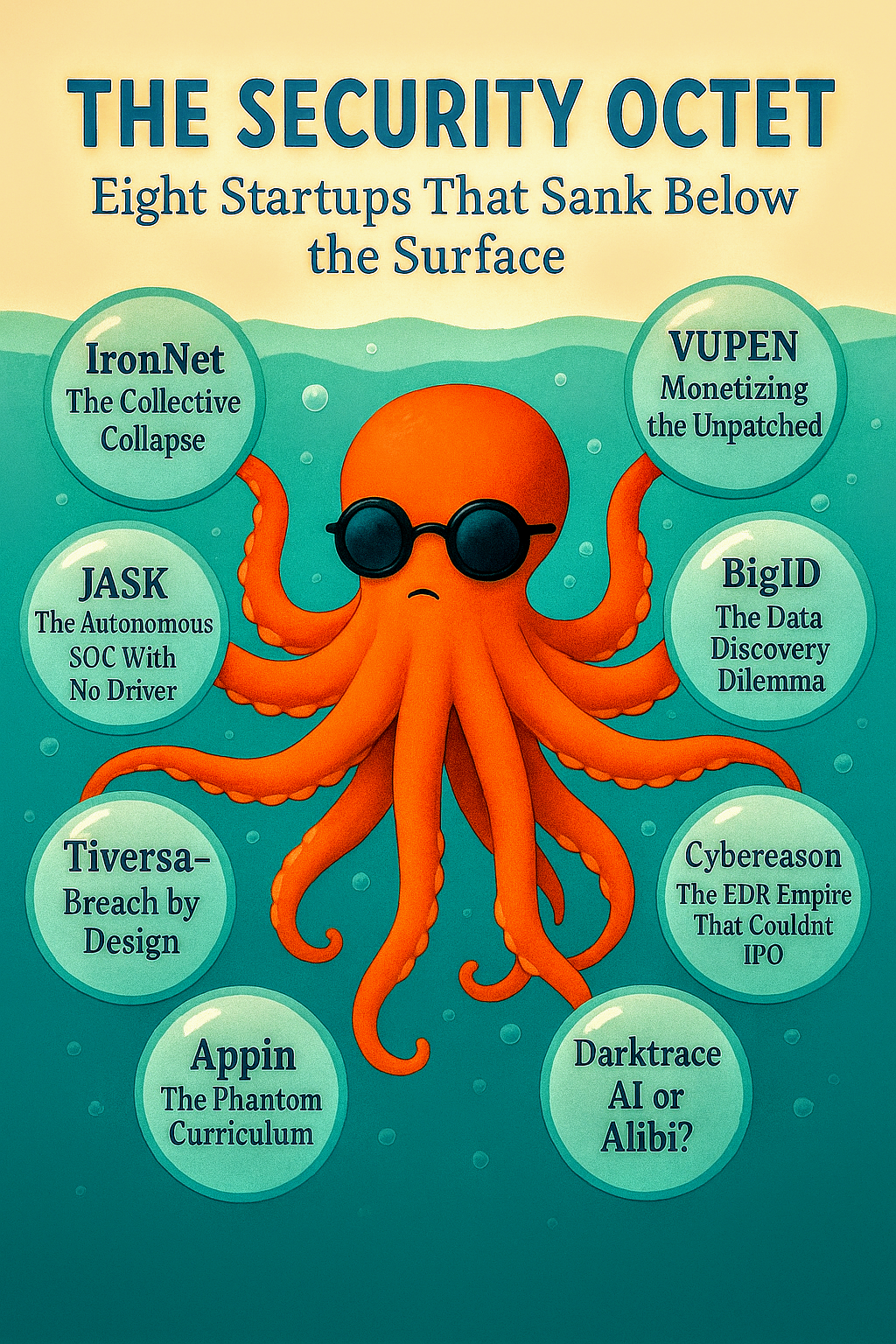 Tech Feet Under: The Security Octet Eight Startups That Sank Below the Surface