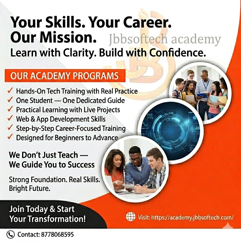 From Legacy Creation to Industry Transformation: Empowering Future Leaders with JBB Softech Academy…