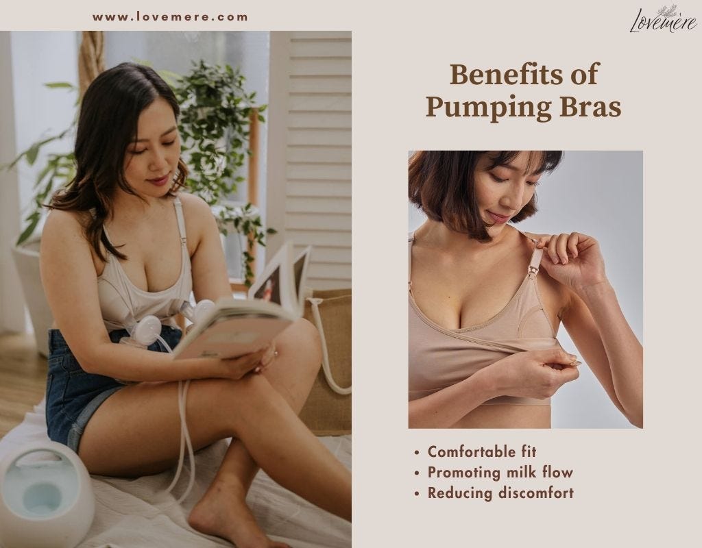 What are the Benefits of Pumping Bras? - Lovemere - Best Online Maternity  Clothing Store - Medium