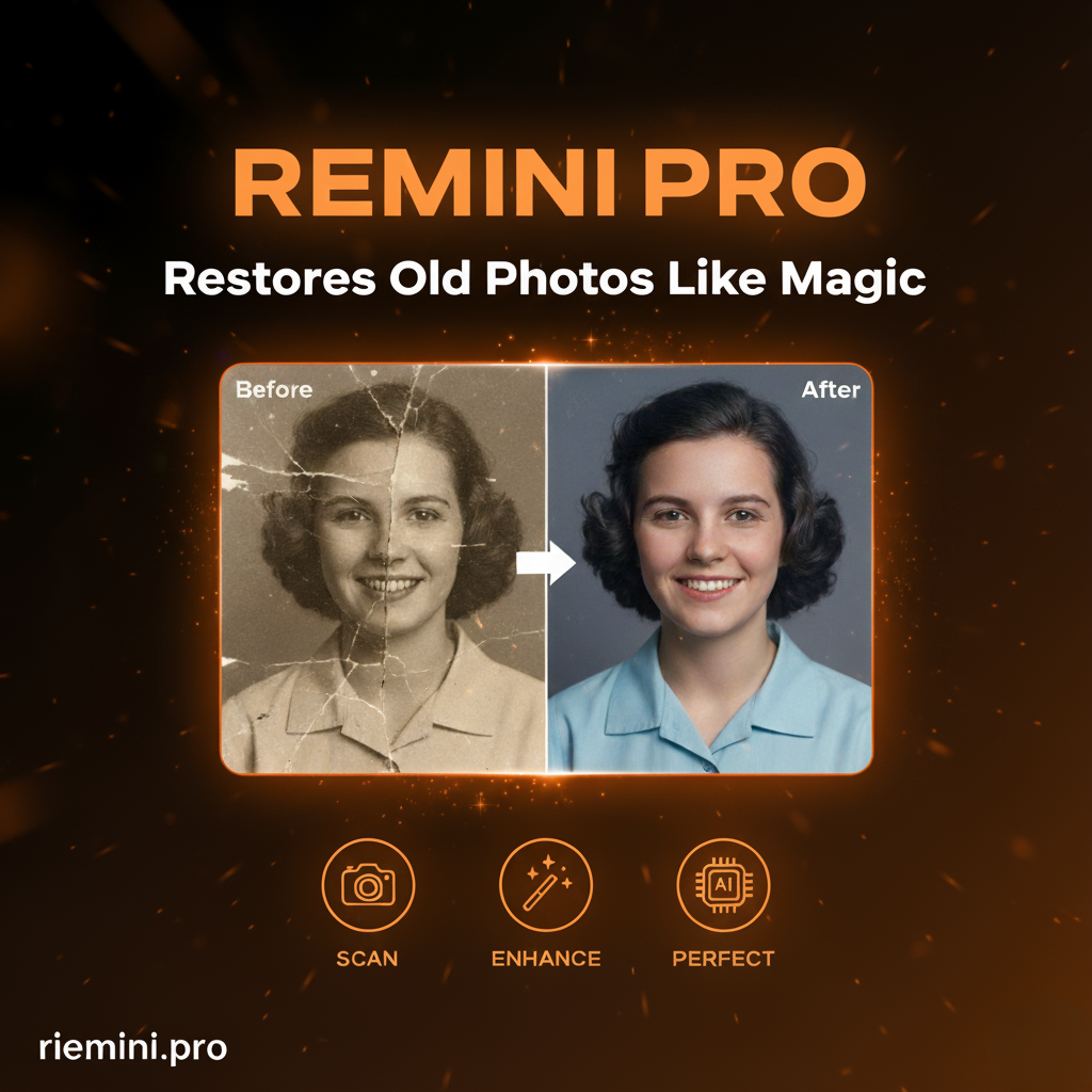 How Remini Pro Restores Old Photos Like Magic
