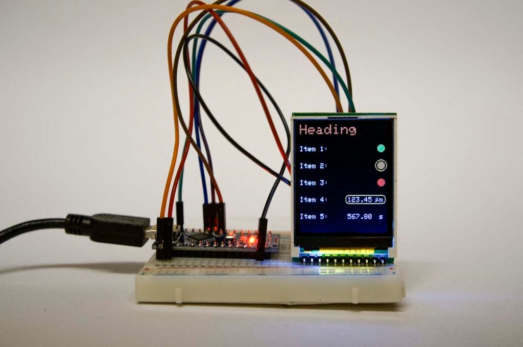How to connect ST7735S SPI color TFT to an Arduino Nano?