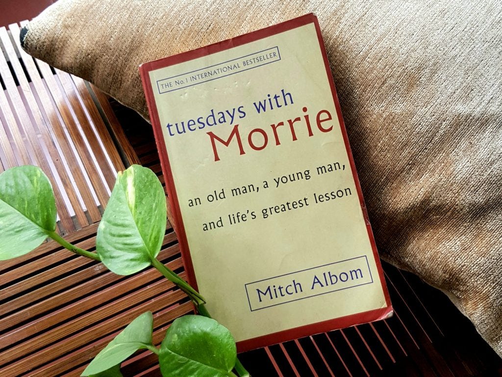 Tuesdays With Morrie. Book Review, by Scripted Sagas