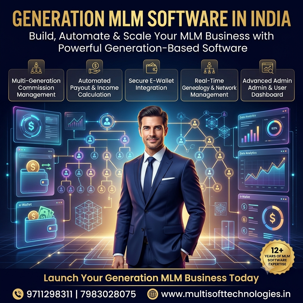 Generation MLM Software in INDIAContact: 9711298311, 7983028075
