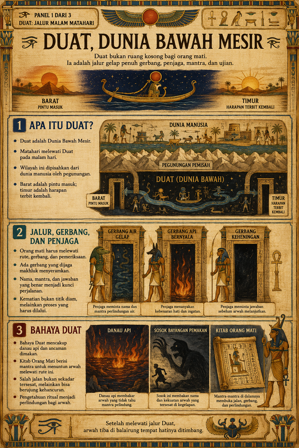 Duat, Tempat Jantungmu Ditimbang dan Birokrasi Kematian Dimulai (Seri Osiris Part 4/4)