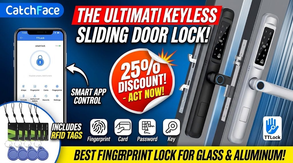 Honest Review: 92/85mm Waterproof Fingerprint TTLock Bluetooth APP Smart Lock for Aluminum/Glass…