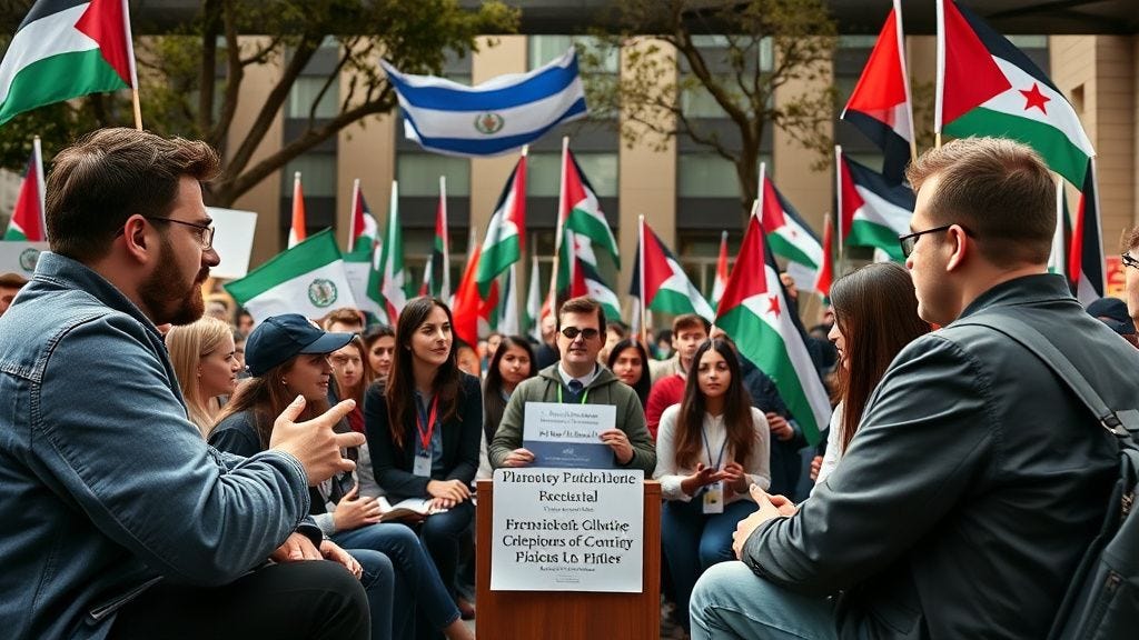 ISRAEL and PALESTINE: The Campus Slogan Factory!