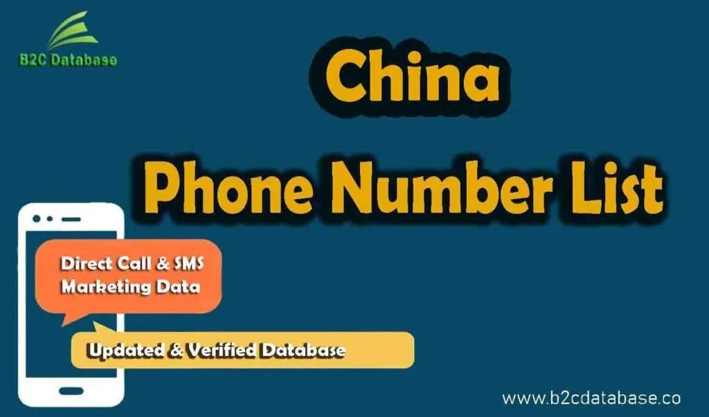 Effective Lead Generation with Verified China Phone Data