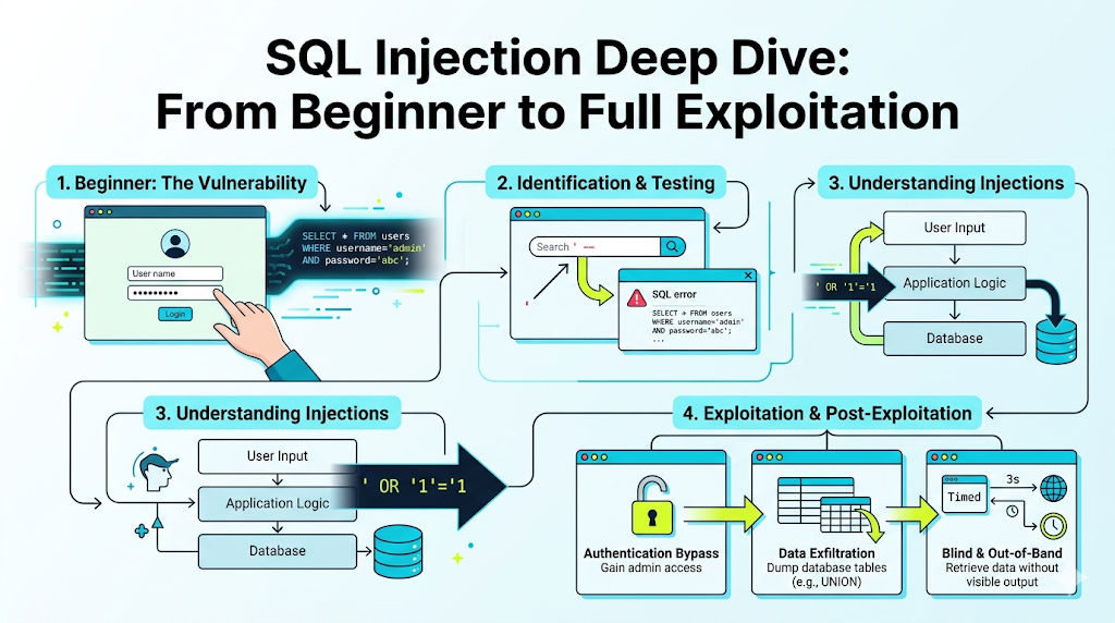 SQL Injection Deep Dive: From Beginner to Full Exploitation