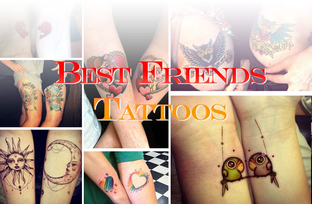 40 Best Friend Tattoos Your Bestie Would Get If You Know They Really  Loved You