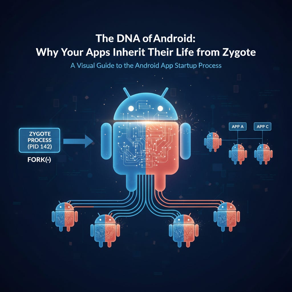 The DNA of Android: Why Your Apps Inherit Their Life from Zygote