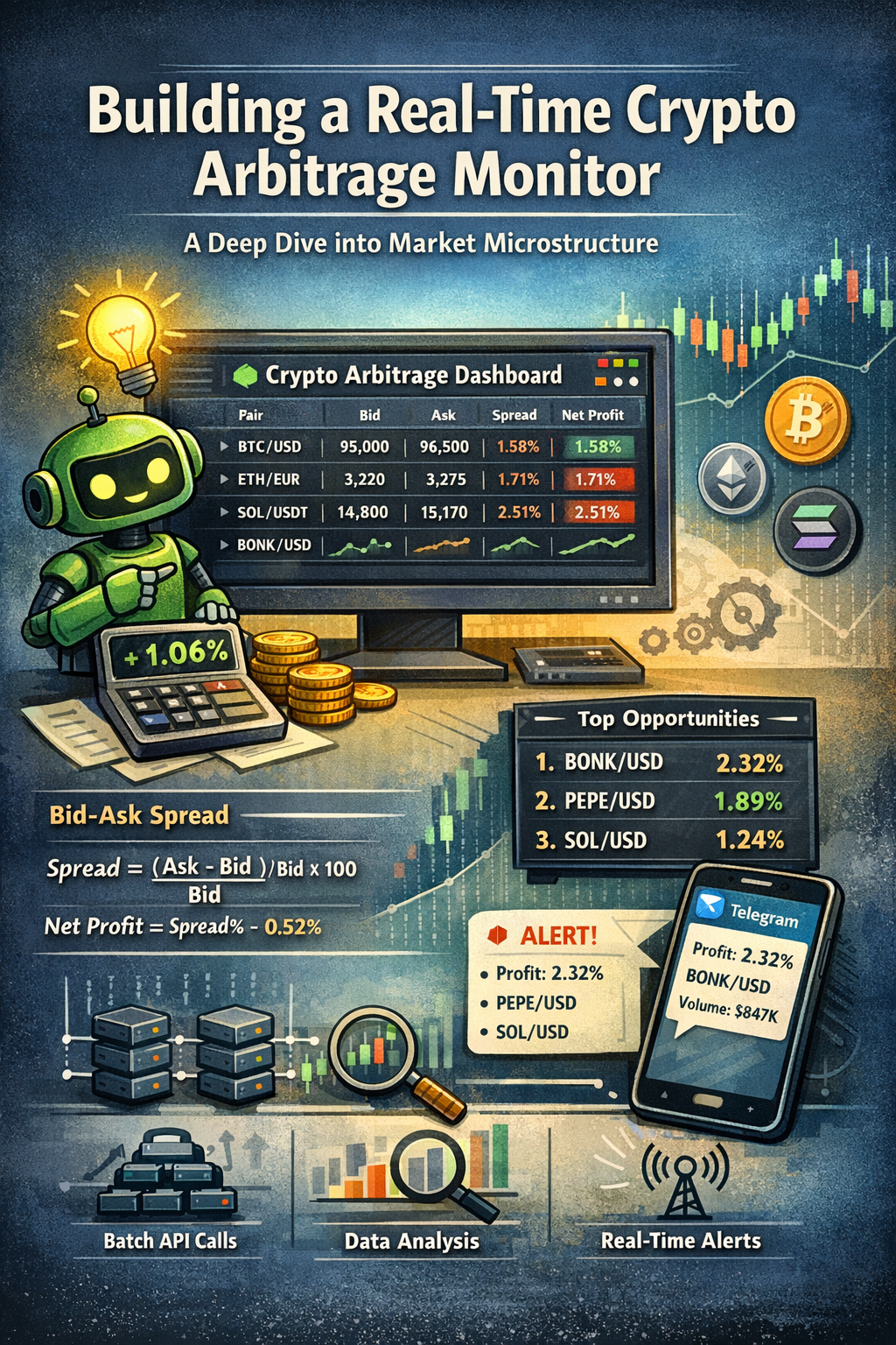 Building a Real-Time Crypto Arbitrage Monitor: A Deep Dive into Market  Microstructure | by Javier Santiago Gastón de Iriarte Cabrera | Dec, 2025 |  Medium