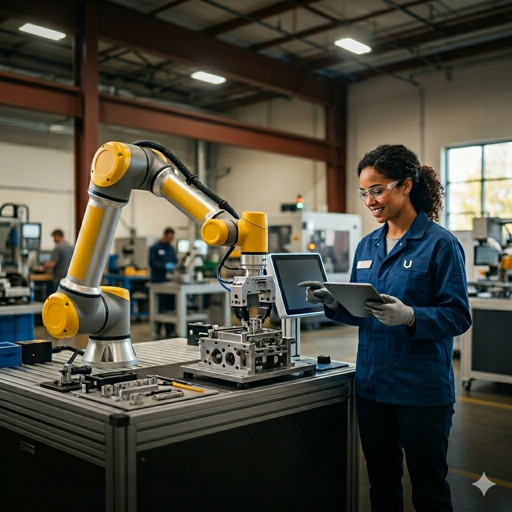 Robots can enhance manufacturing workers rather than replace them