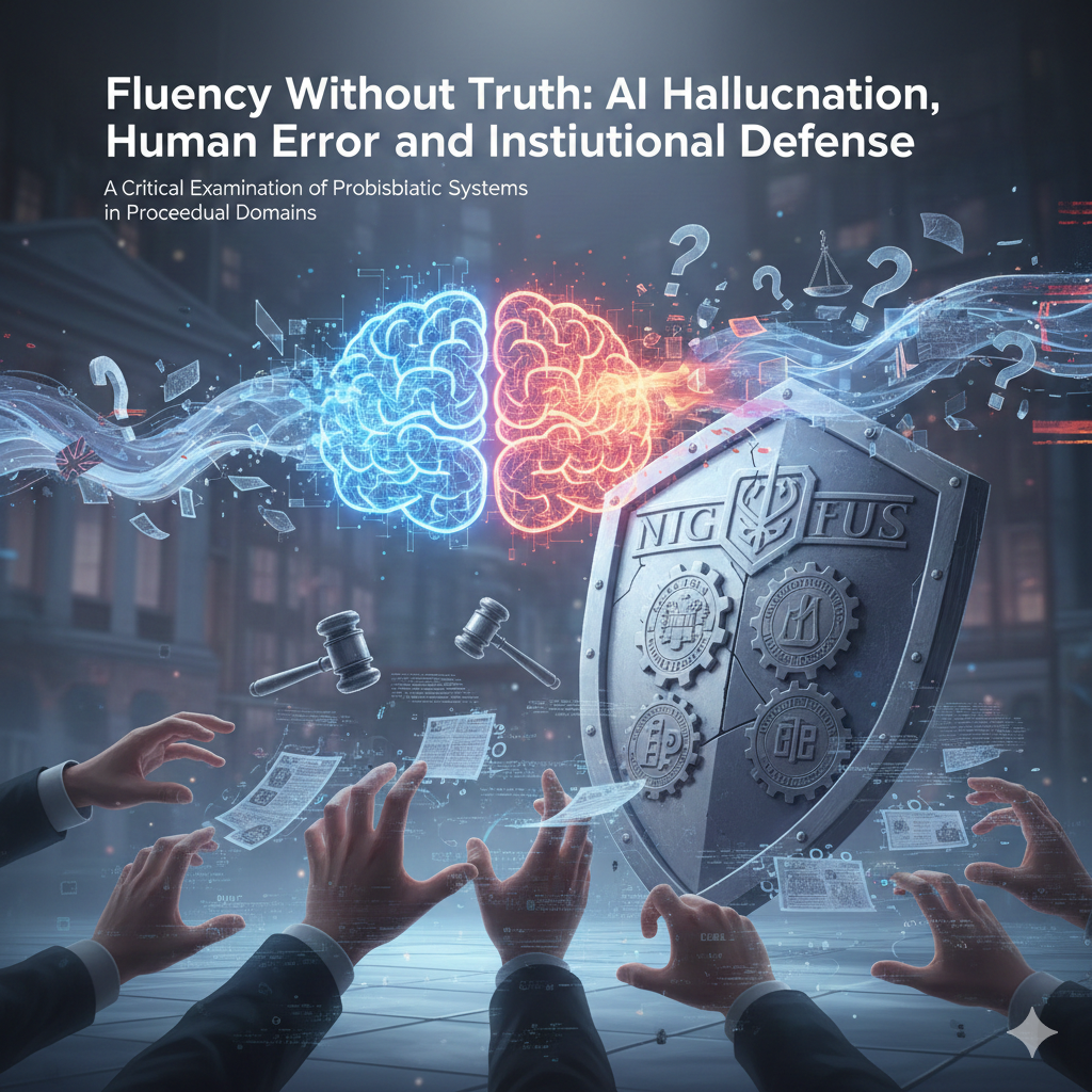 Fluency Without Truth: AI Hallucination, Human Error, and Institutional Defense