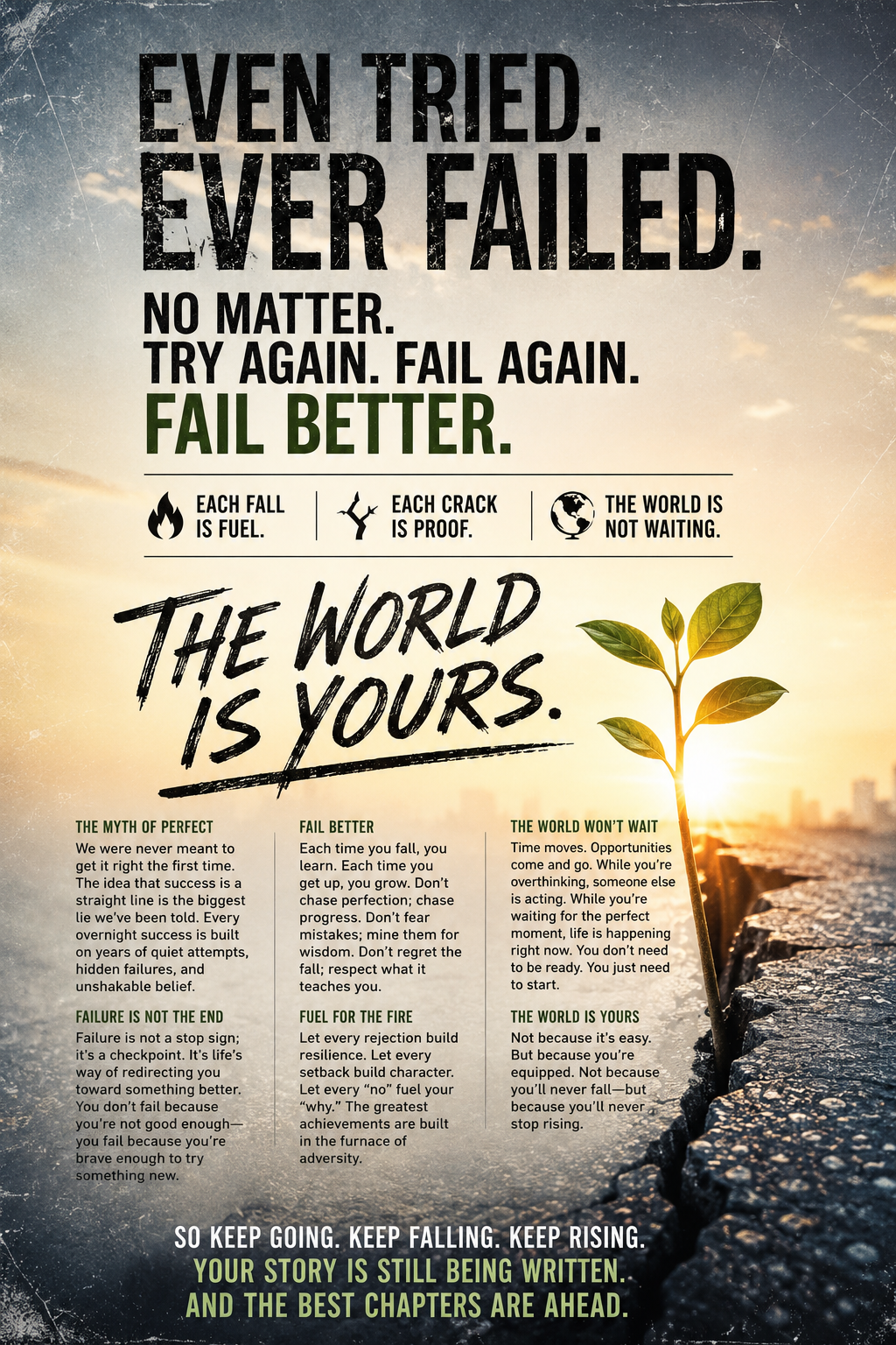 Fail Better: The Philosophy That Builds Unstoppable People