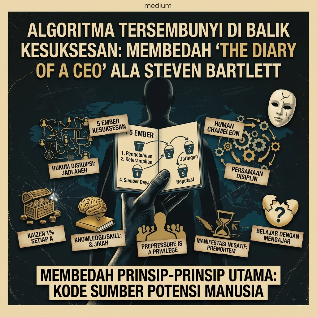 Algoritma Tersembunyi di Balik Kesuksesan : Membedah “The Diary of a CEO” ala Steven Bartlett