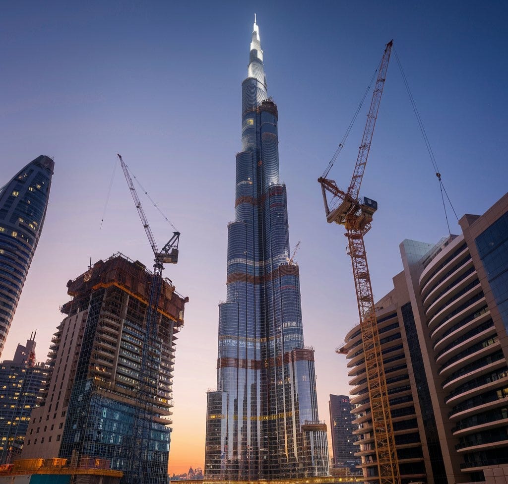 CREATION OF BURJ KHALIFA DUBAI AND TOTAL EXPENSES IN CREATION OF BURJ KHALIFA