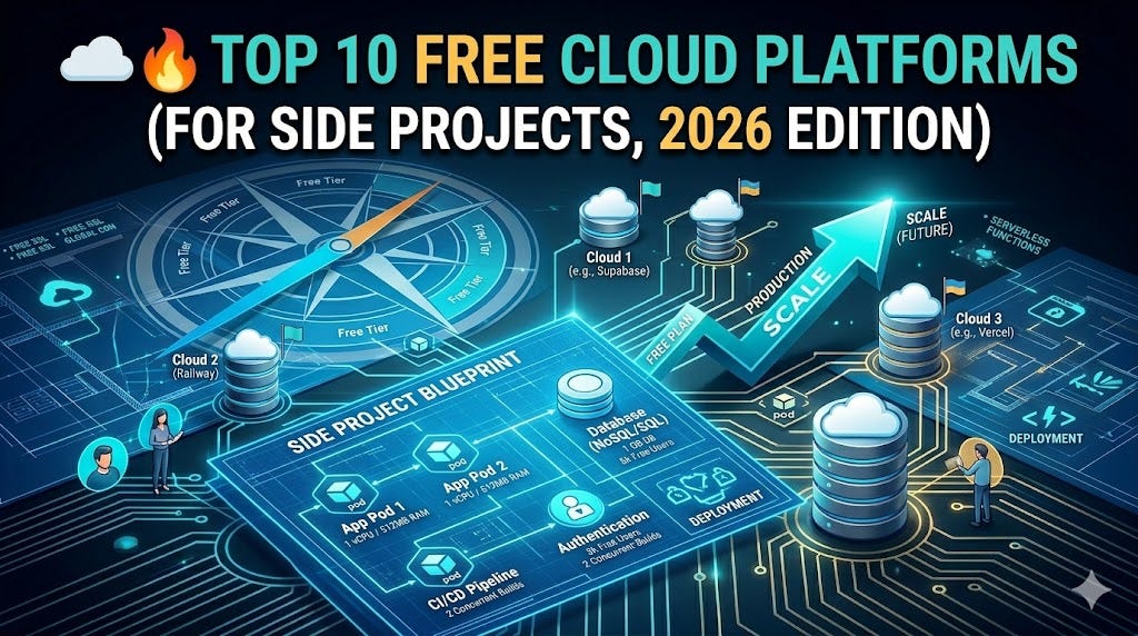 ☁️🔥 Top 10 Free Cloud Platforms for Side Projects (2026 Edition) | by ...
