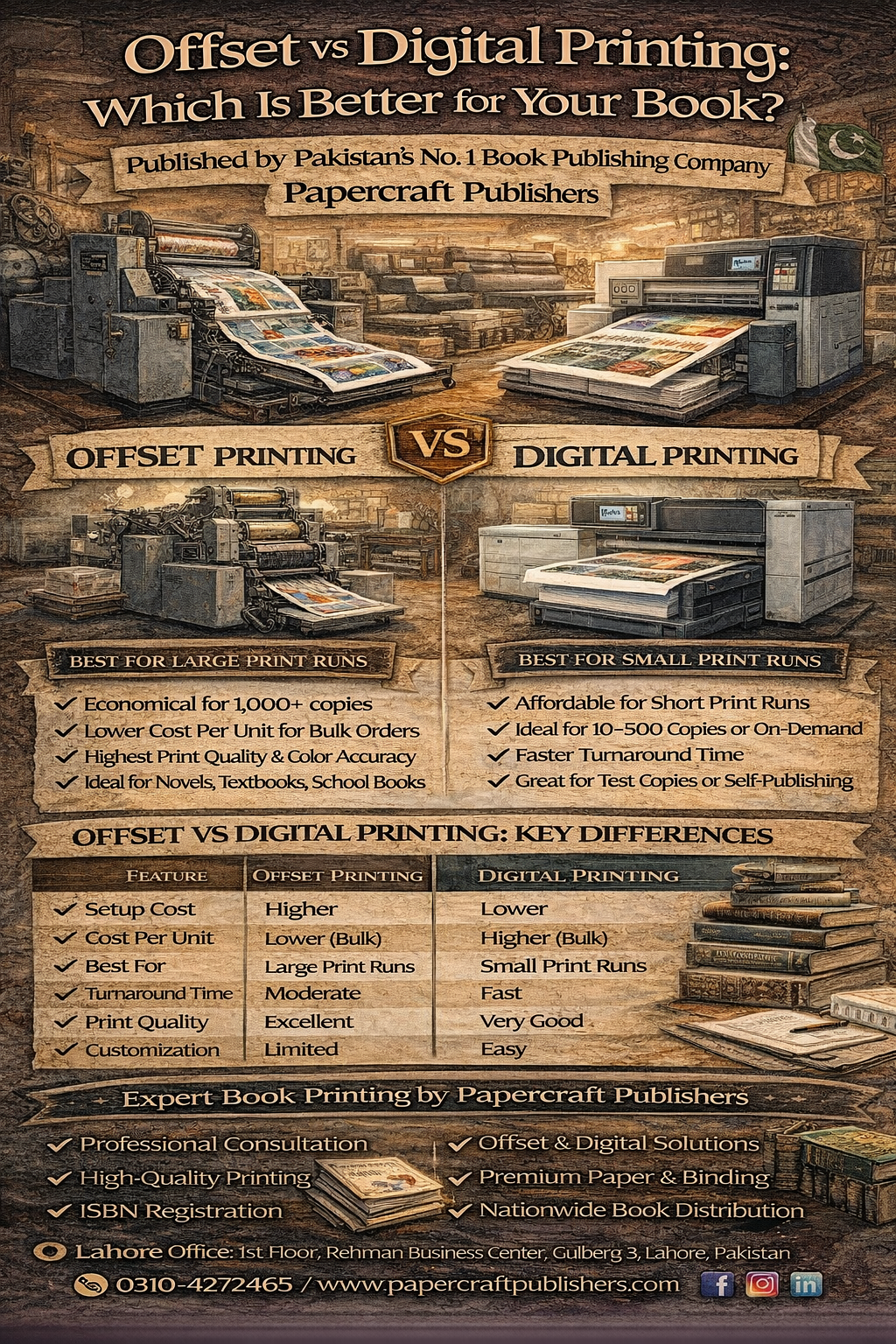 Offset vs Digital Printing: Which Is Better for Your Book?