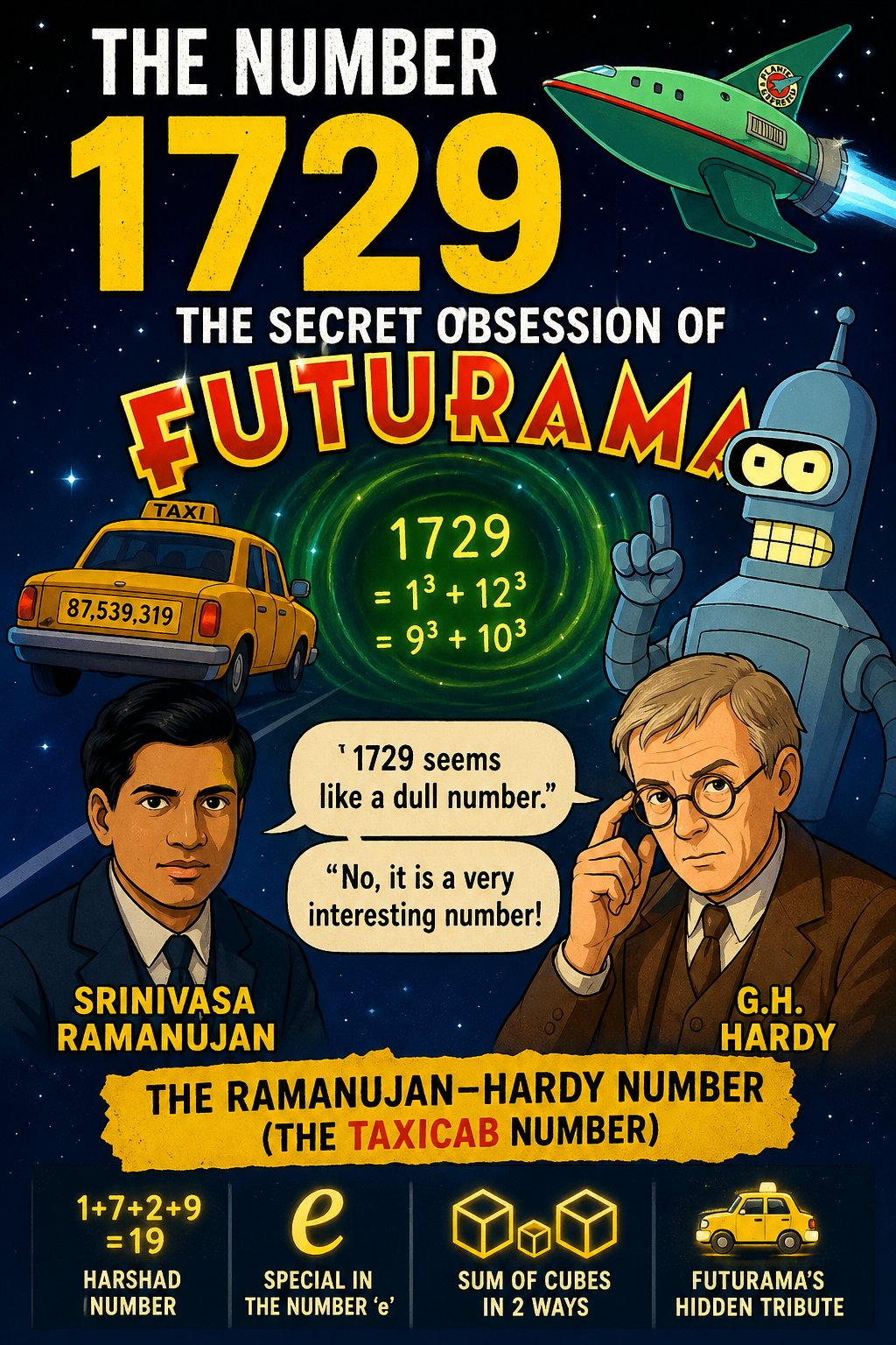 A dying genius, a dull number, and one of India’s greatest minds