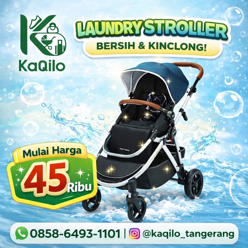 BERKUALITAS 0858.6493.1101 LAUNDRY STROLLER JL MARSEKAL SURYADAMA SELAPAJANG JAYA TANGERANG