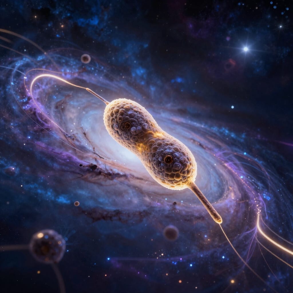 Riding the Galactic Rails: A Speculative Look at Magnetotactic Spores in Space