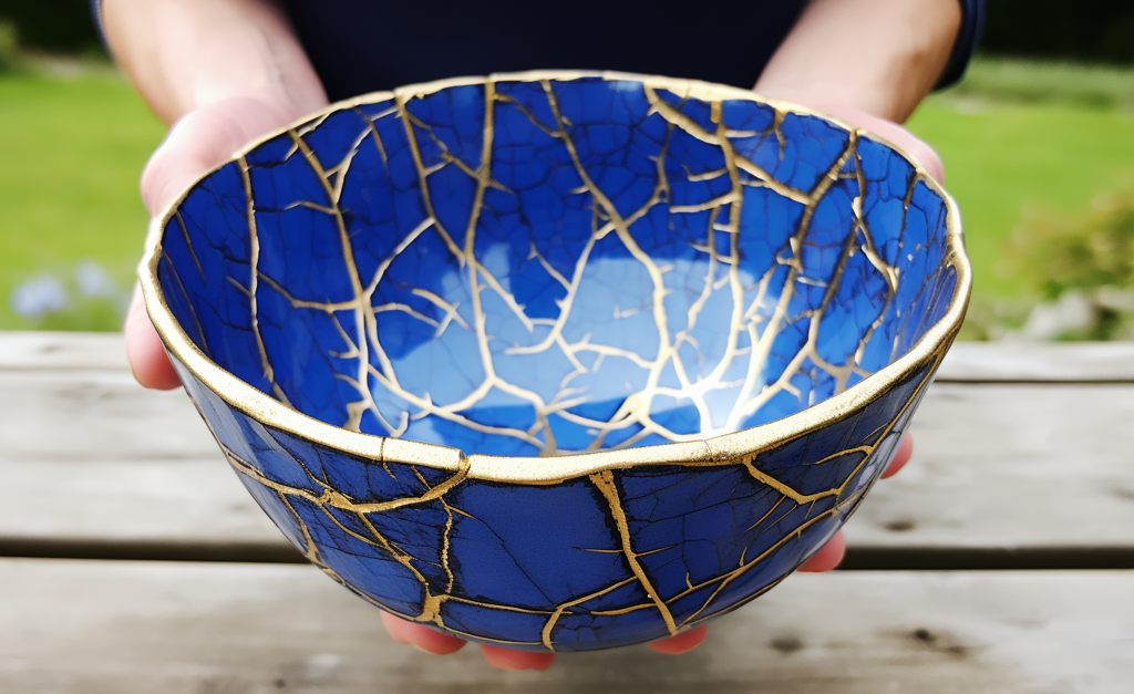 Kintsugi Art Examples  Japanese Method of Pottery Repaired With Gold