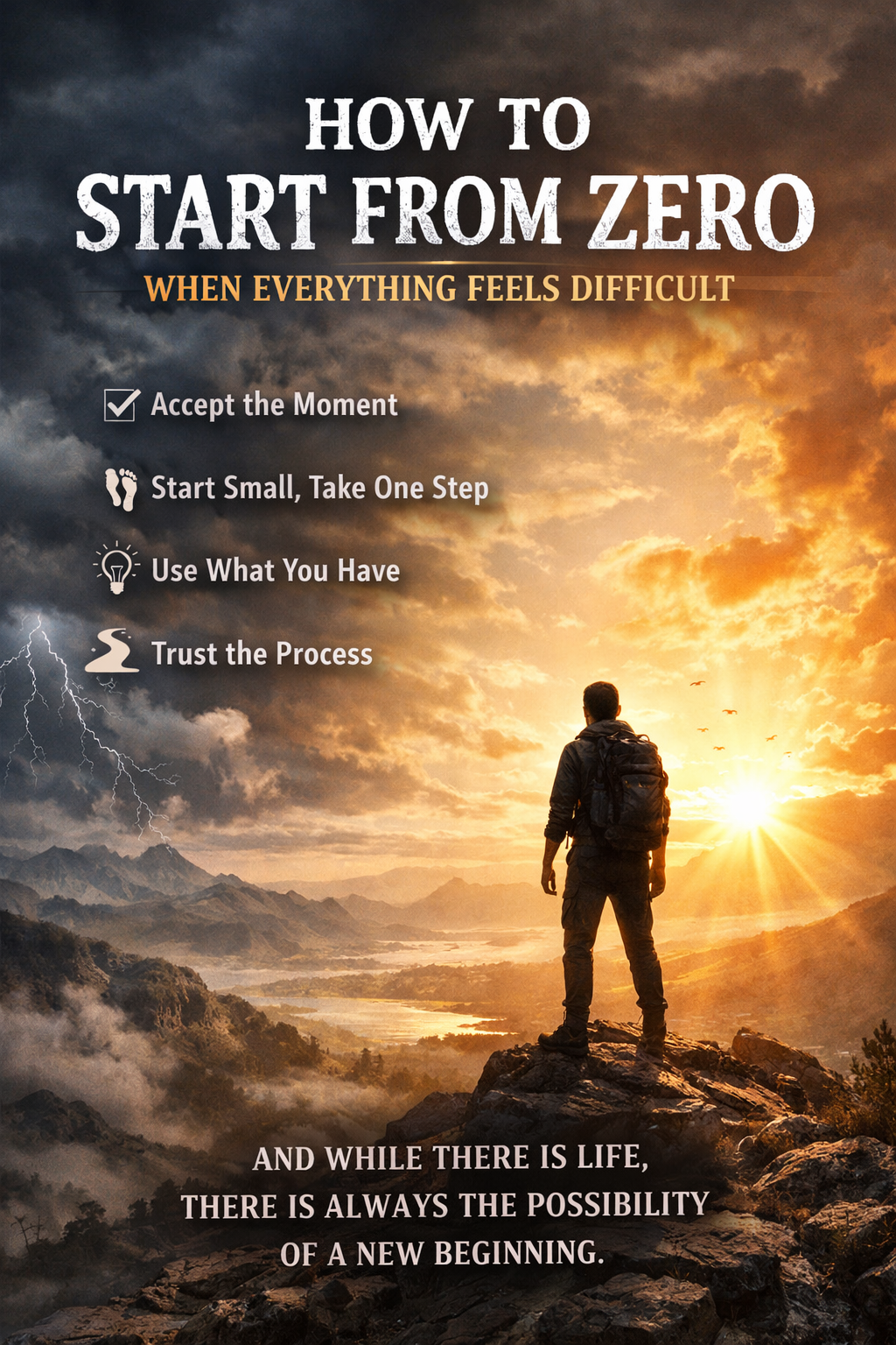 How to Start from Zero When Everything Feels Difficult | by ...