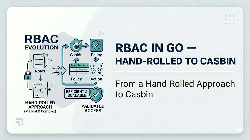 RBAC in Go — From a Hand-Rolled Approach to Casbin