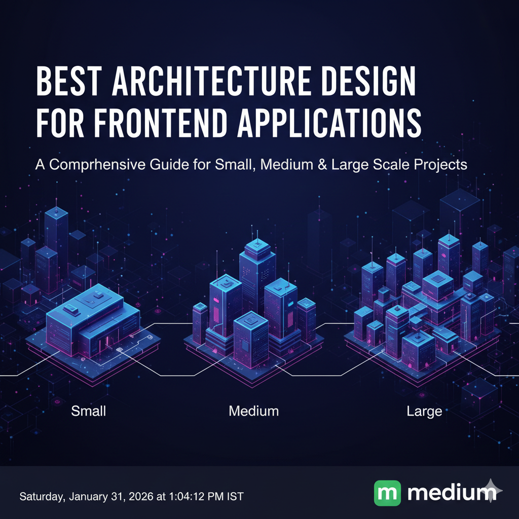 BEST ARCHITECTURE DESIGN FOR FRONTEND APPLICATIONS | by Deodeepkunj ...