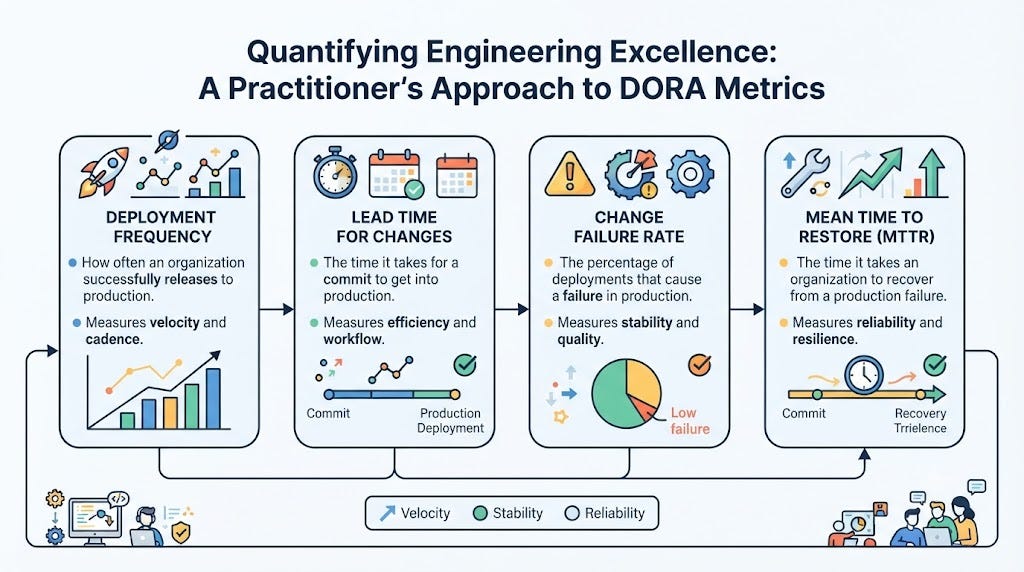 Quantifying Engineering Excellence: A Practitioner’s Approach to DORA Metrics