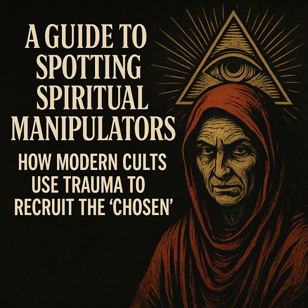 A Guide to Spotting Spiritual Manipulators: How Modern Cults Use Trauma to Recruit the “Chosen”